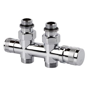 Узел нижнего подключения SR Rubinetterie прямой 1/2"х3/4"Е Хром